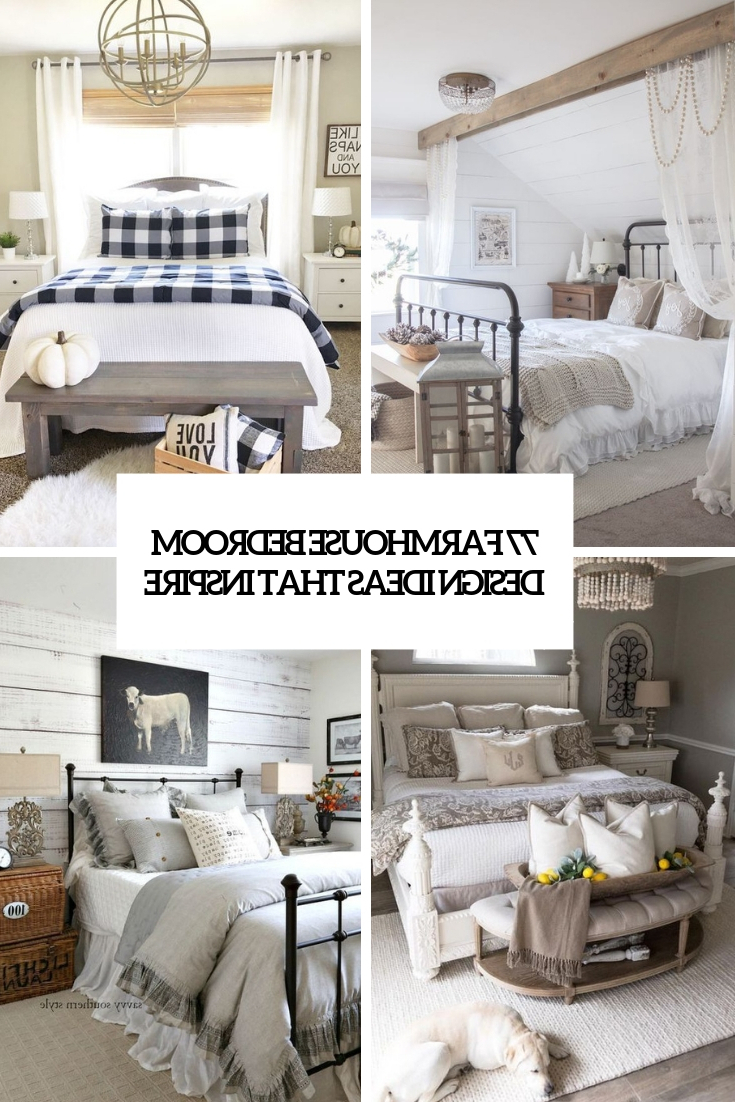 77 Farmhouse Bedroom Design Ideas That Inspire - Digsdigs within How to Achieve Perfect Farmhouse Bedroom Balance and Comfort