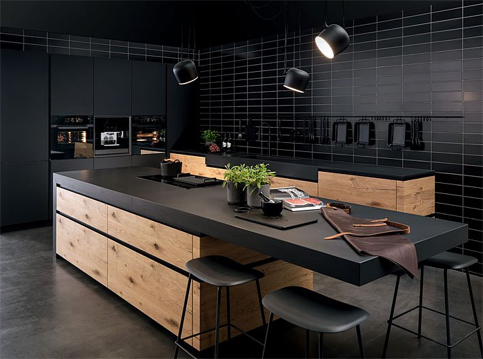 80 Black Kitchen Cabinets – The Most Creative Designs &amp;amp; Ideas ... inside Maximizing Light and Space with Modern Black Cabinet Installations