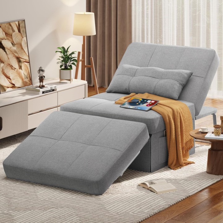 Luxury Sofa Bed with Concealed Storage. Comfort, Style, and Ample Space