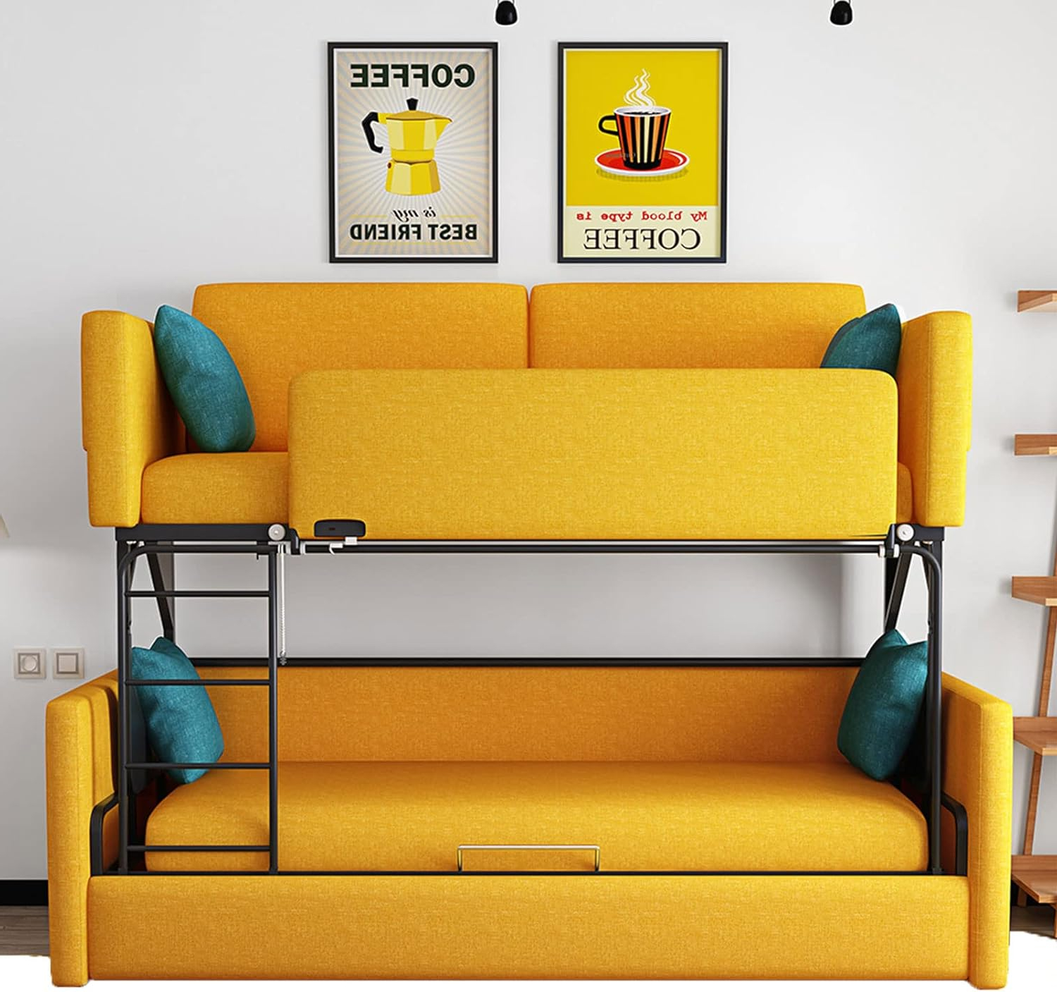 Amazon.com: Colorful Life Modern Minimalist Sofa Bed Foldable Double ... pertaining to The hidden art of maximizing space with clever storage sofa bed solutions