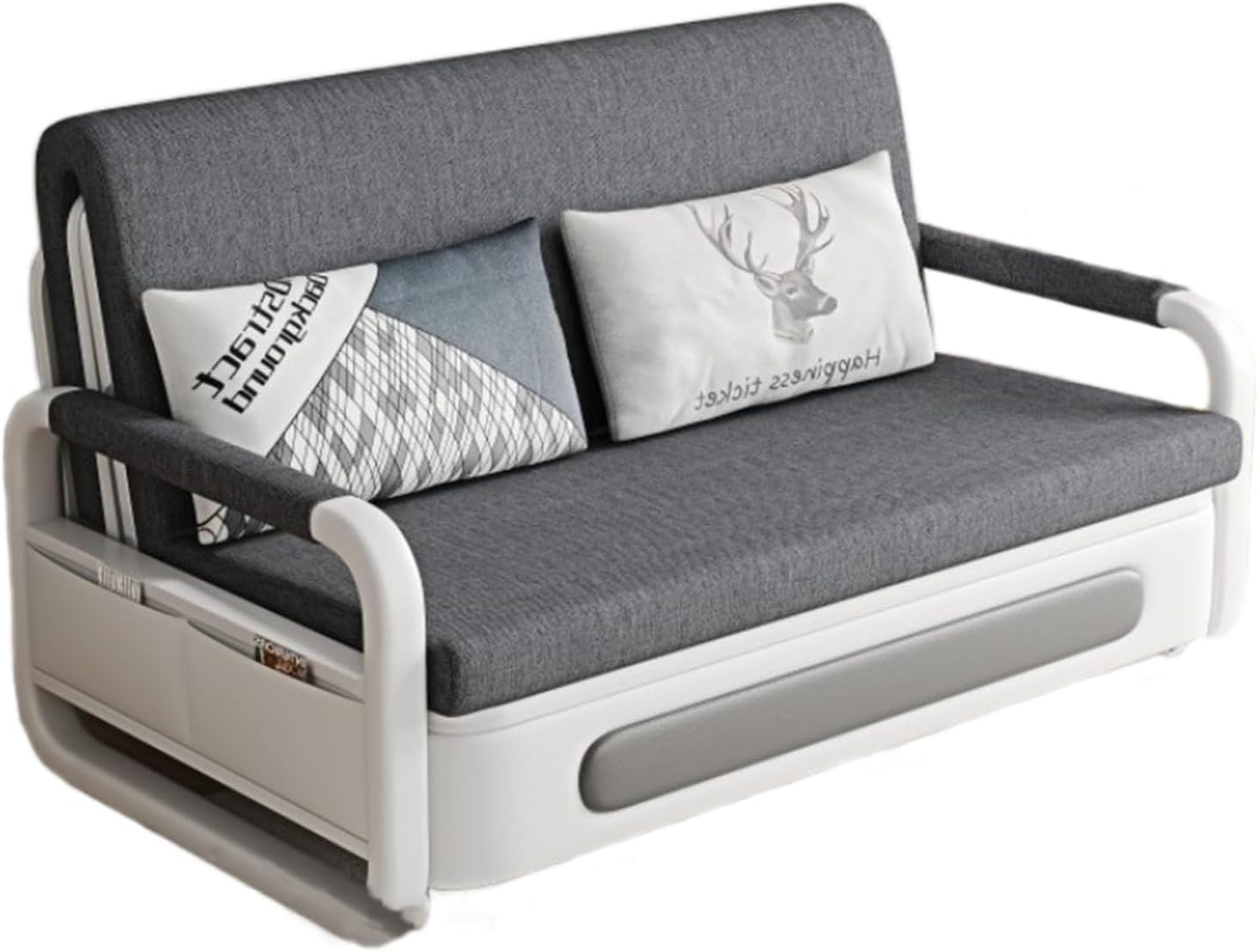 Amazon.com: Folding Sofa Bed, Dual-Purpose Multifunctional Sofa Bed For ... throughout Small Sofa Bed With Storage