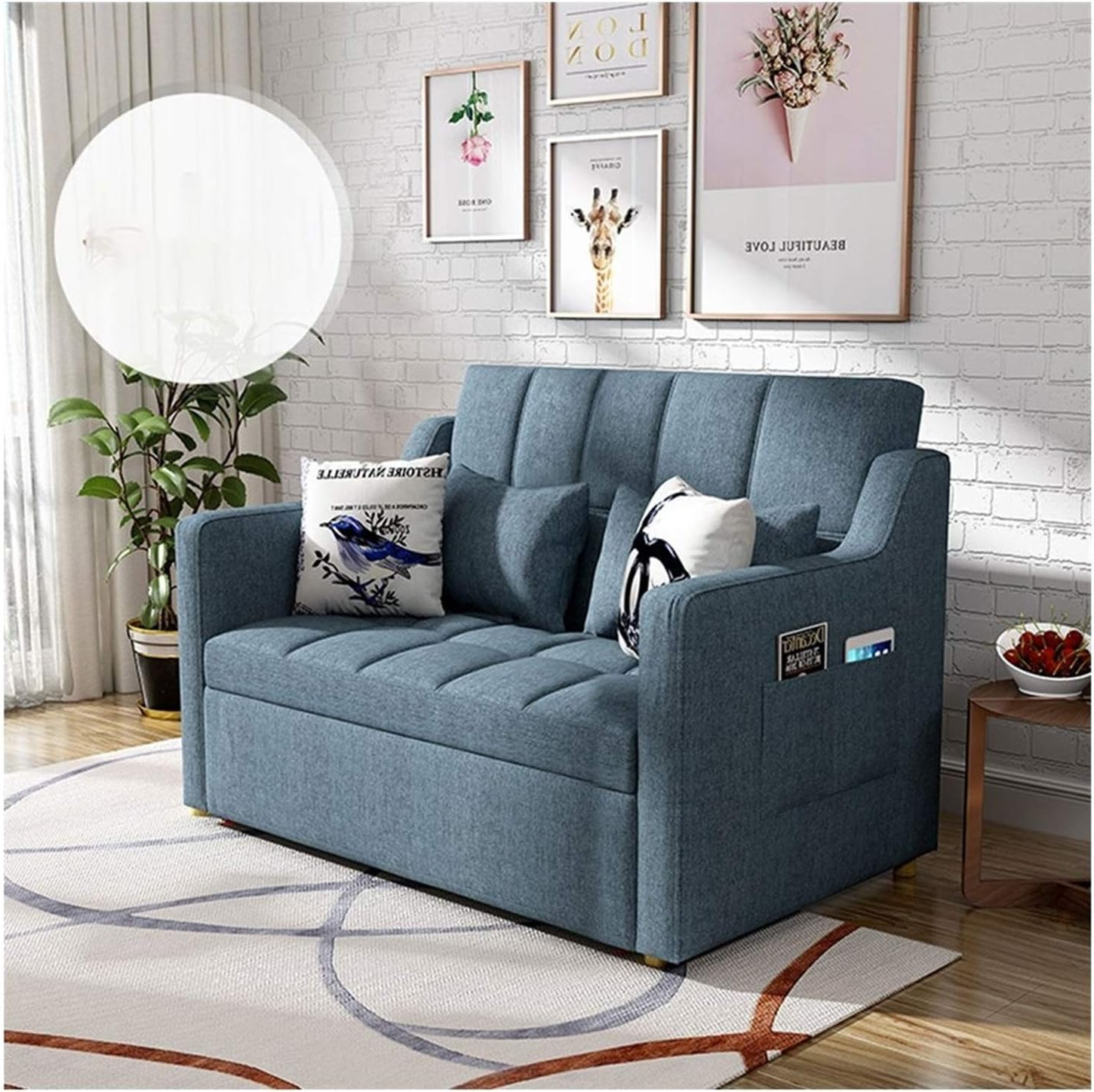 Amazon.com: Wfyw Futon Sofa Bed, Convertible Sleeper Couch Daybed ... for Simple Sleeper Sofa