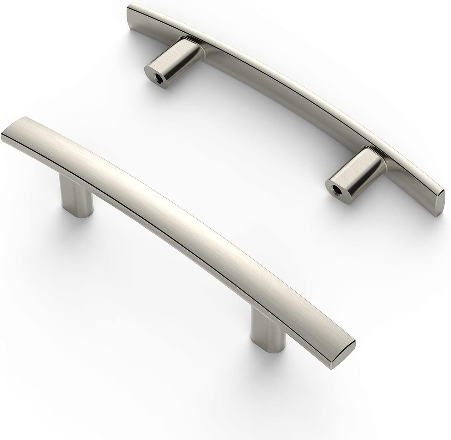 Amerdeco 10 Pack Brushed Satin Nickel 3 Inch(76Mm) Hole Centers Kitchen ... inside The Ultimate Guide to Selecting Kitchen Hardware That Works for You