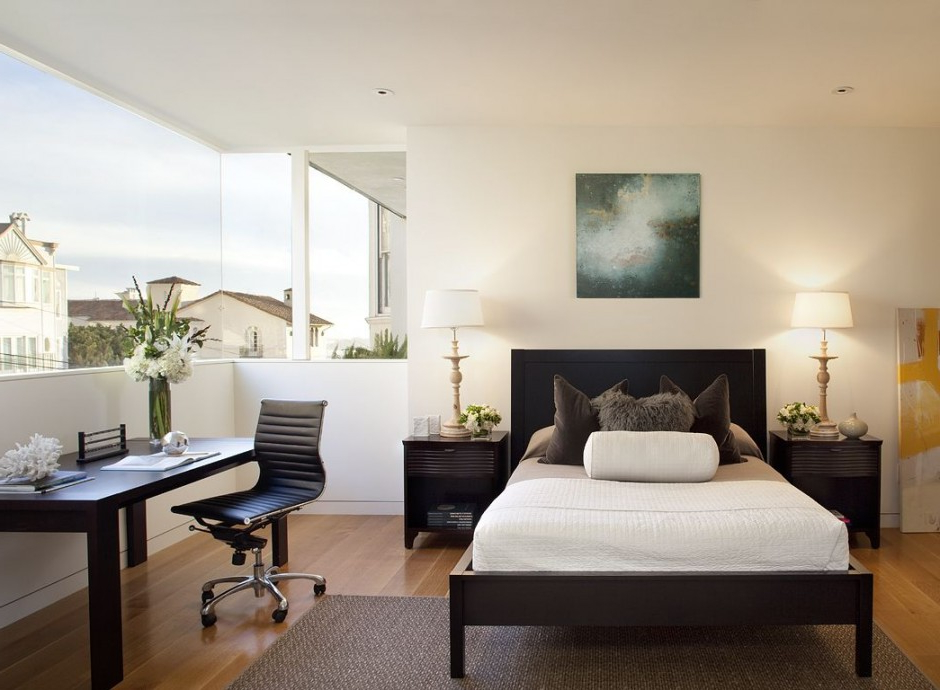 Bedroom Home Office Designs To Love within Transforming your bedroom into a creative powerhouse