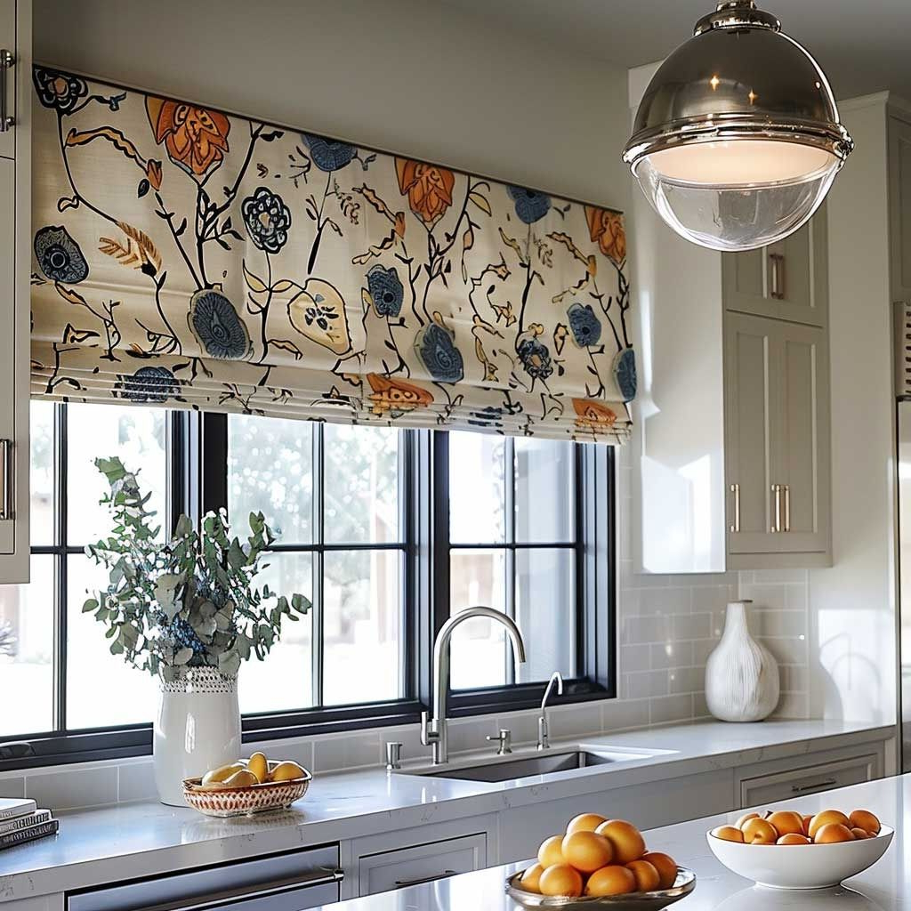 Transforming Kitchen Aesthetics with Contemporary Valance Curtain Designs
