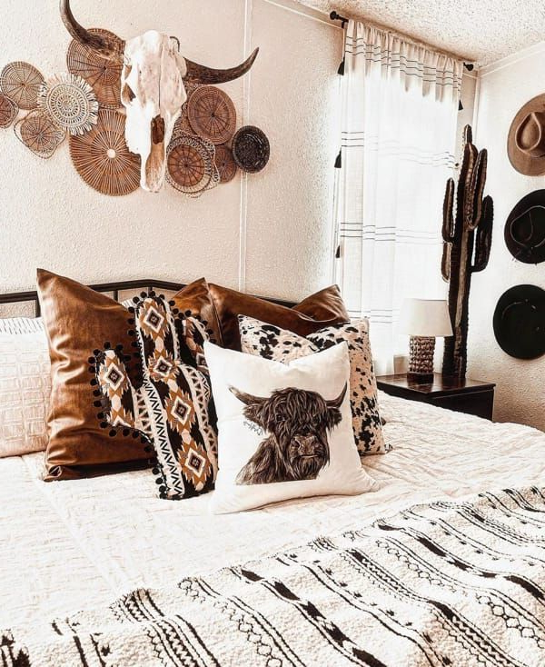 Boho Western Bedroom Design | Western Bedroom Decor, Country Bedroom ... inside Western Bedroom Design Ideas