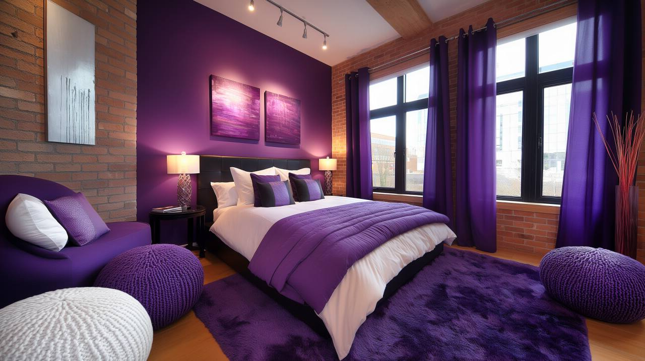 Purple bedroom trends 2024: How to incorporate rich purples into modern interiors