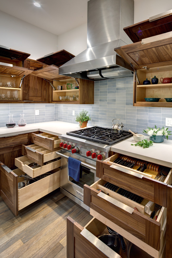 Cabinet Storage - Modern - Kitchen - Sacramento - By Mak Design + Build ... regarding Understanding the evolution of modern kitchen cabinet styles and functionality