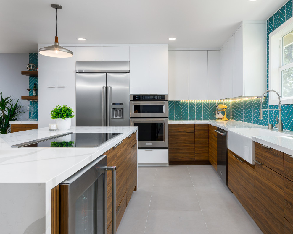 Coastal Modern Kitchen - Long Beach, Ca - Modern - Kitchen - Los ... with Modern Kitchen Long Beach