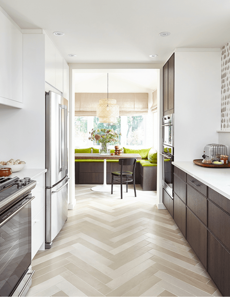 Contemporary Kitchen Floor Tile Ideas - The Creative Kitchen Co. in Modern Kitchen Floor Tile Ideas