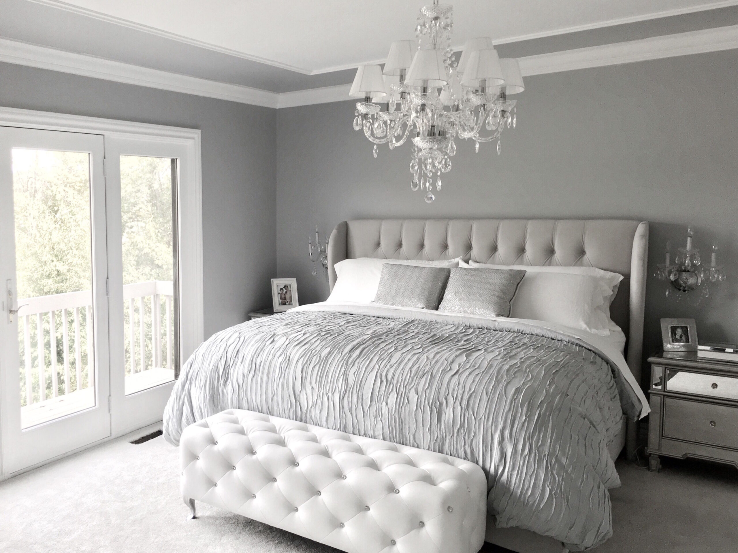 Grey Bed In Bedroom | Home Design Ideas throughout Bedroom Design Ideas Grey