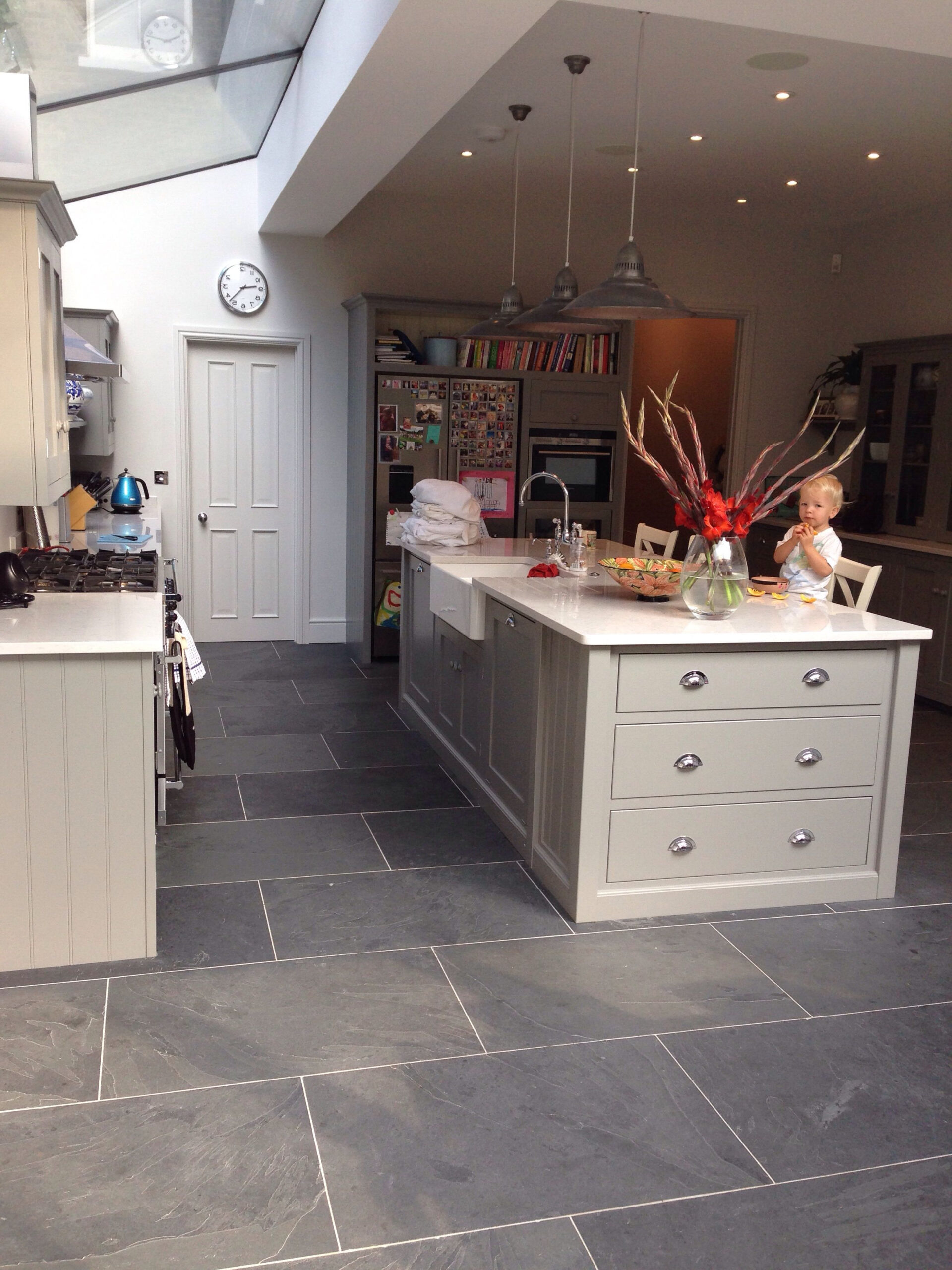 Grey Slate Kitchen Floor – Flooring Ideas within Choosing the perfect grey floor for your kitchen renovation