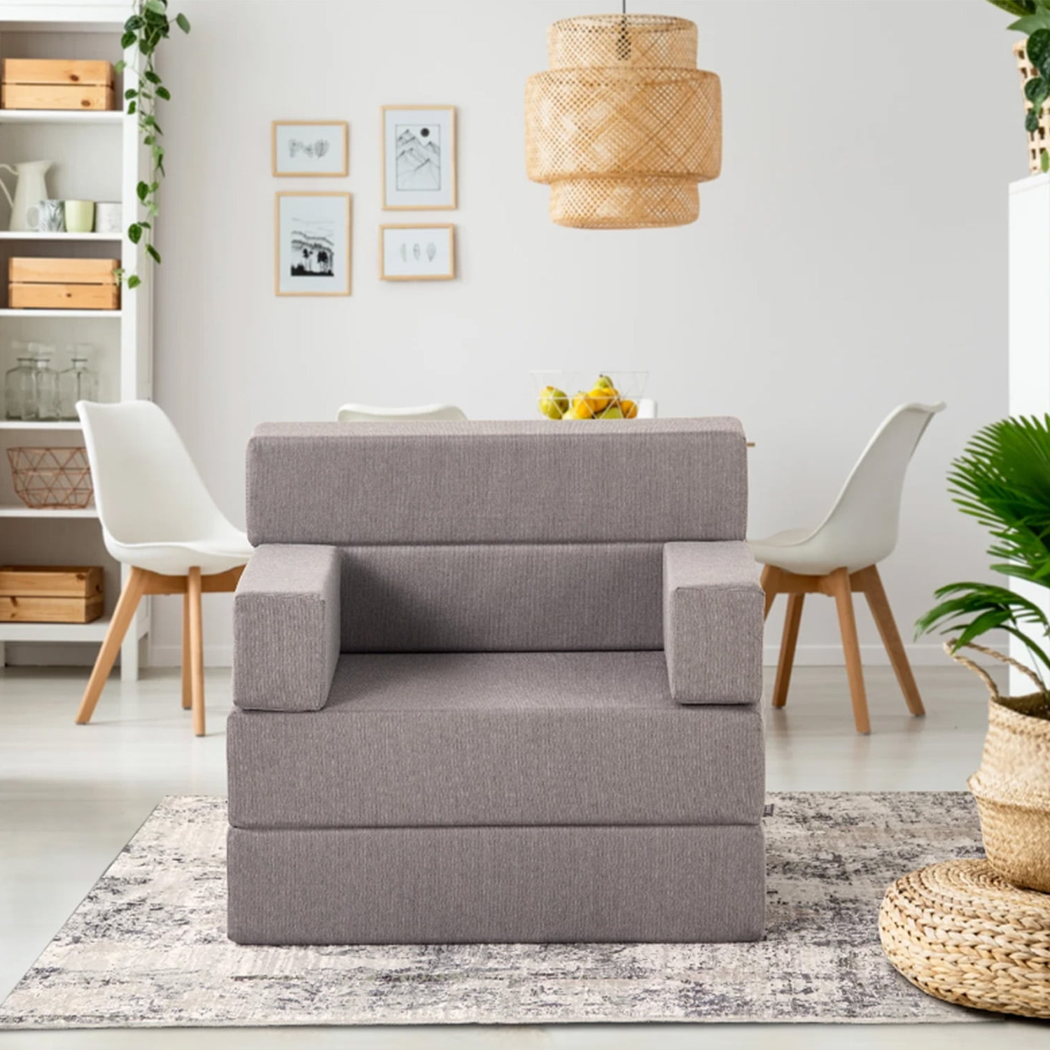 Homedius Melisa Foldable Sofa Bed – Space-Saving Single Bed For Small ... throughout Minimalist Convertible Sofa