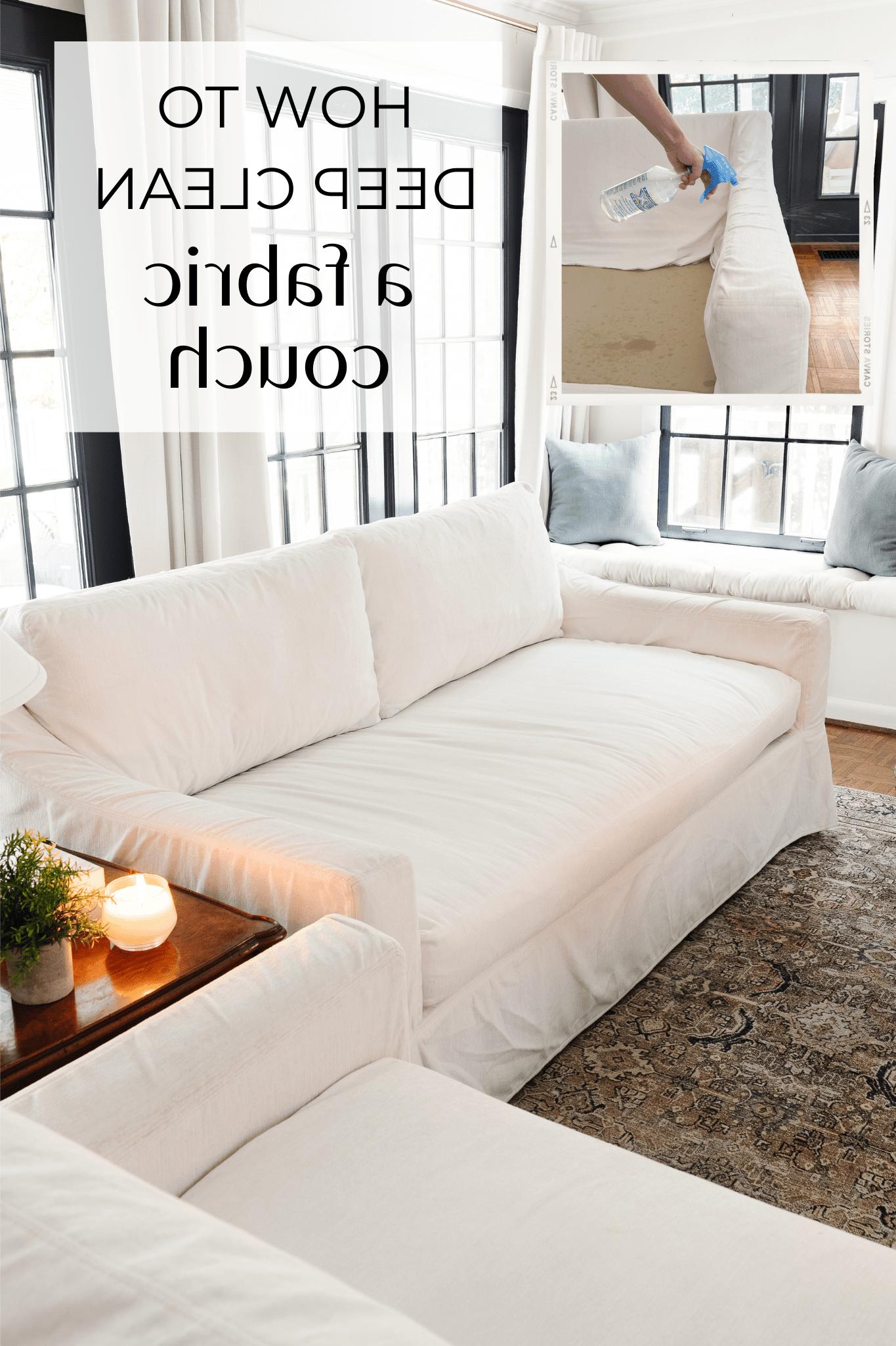 How To Clean A Fabric Couch - Design It. Style It. in How to Clean a Sofa Bed Without Damaging the Fabric