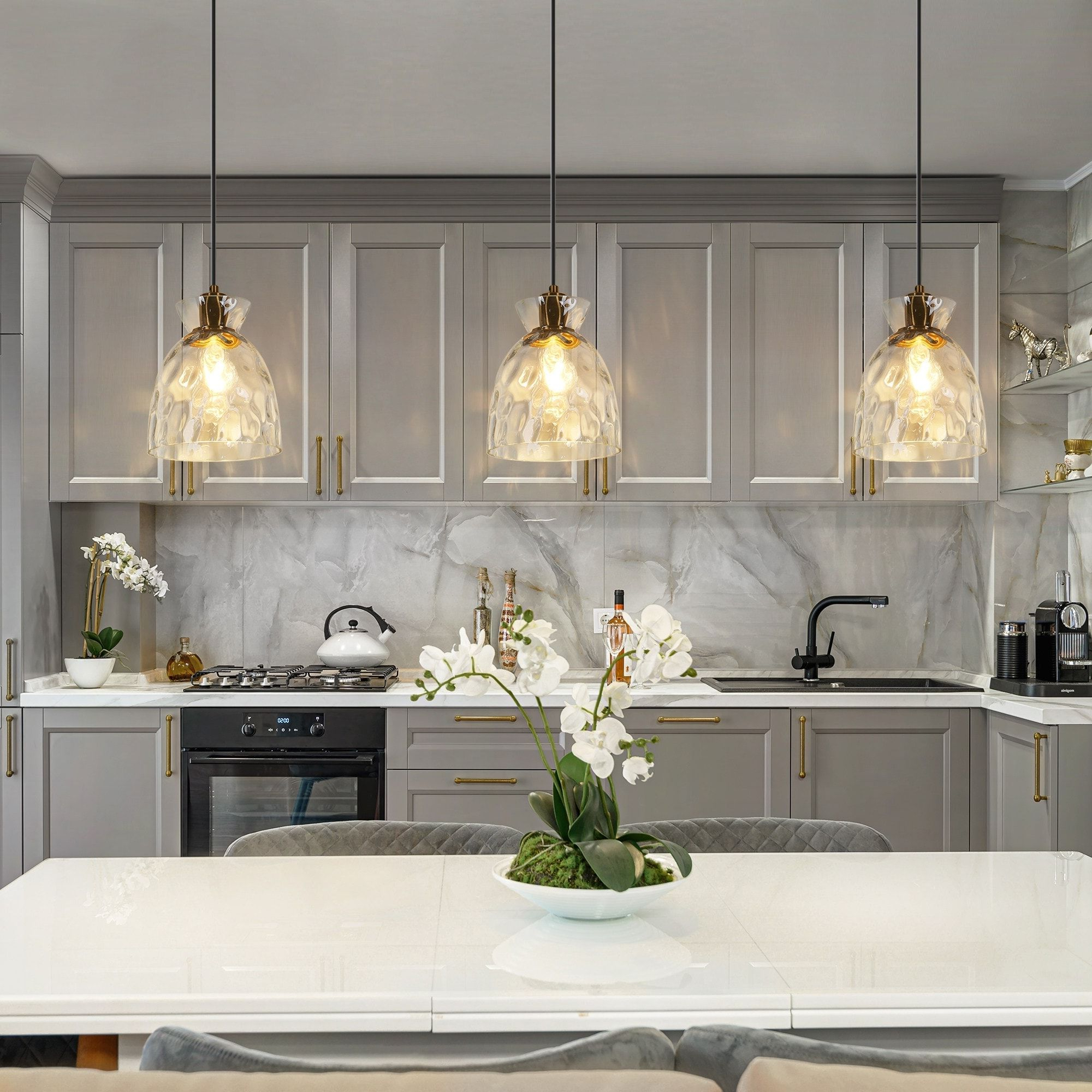 Kitchen Island Lights | Kitchen Island Lighting Pendant, Kitchen Island ... pertaining to How to Choose the Perfect Modern Hanging Lights for Your Cooking Area