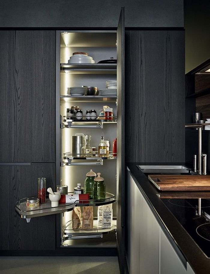 Kitchen Pantry Cabinets - 10 Super Modern Pantry Cabinets - Interior ... with regard to Expert tips for organizing your modern kitchen pantry effectively