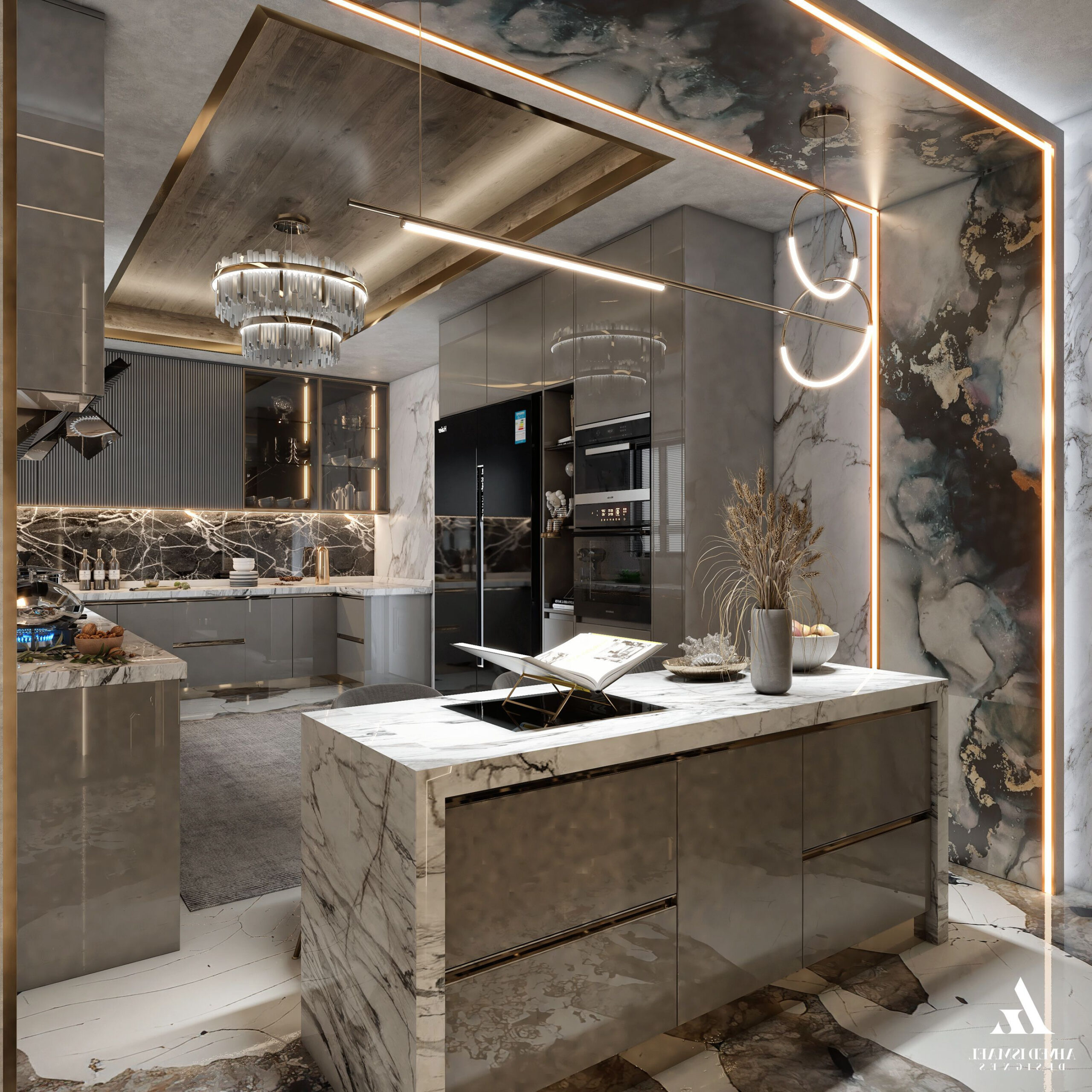 Luxury Kitchen Design With Marble Countertops regarding Modern kitchen marble trends that define today&amp;amp;#039;s design landscape