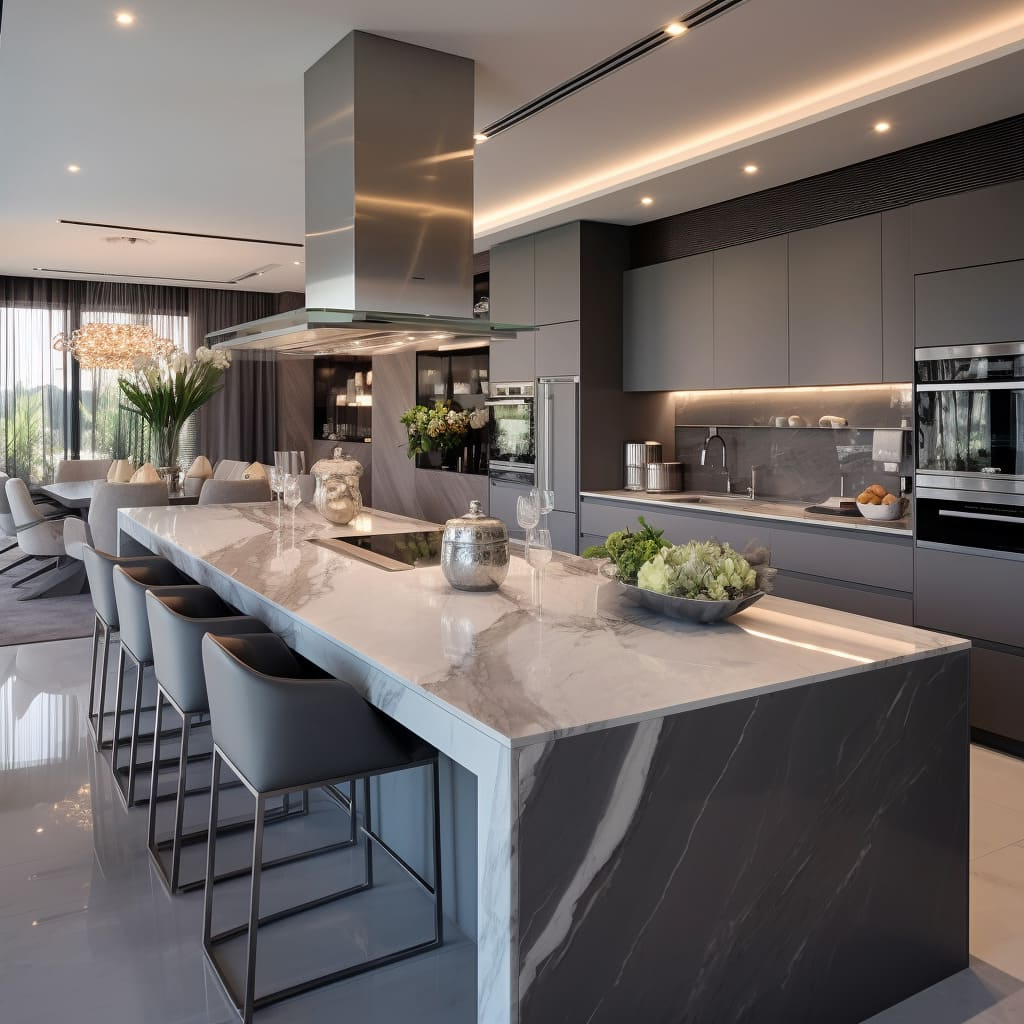 Modern Home Interior Design Kitchen | Cabinets Matttroy pertaining to Material Matters: Choosing the Right Surfaces and Finishes for Modern Kitchens