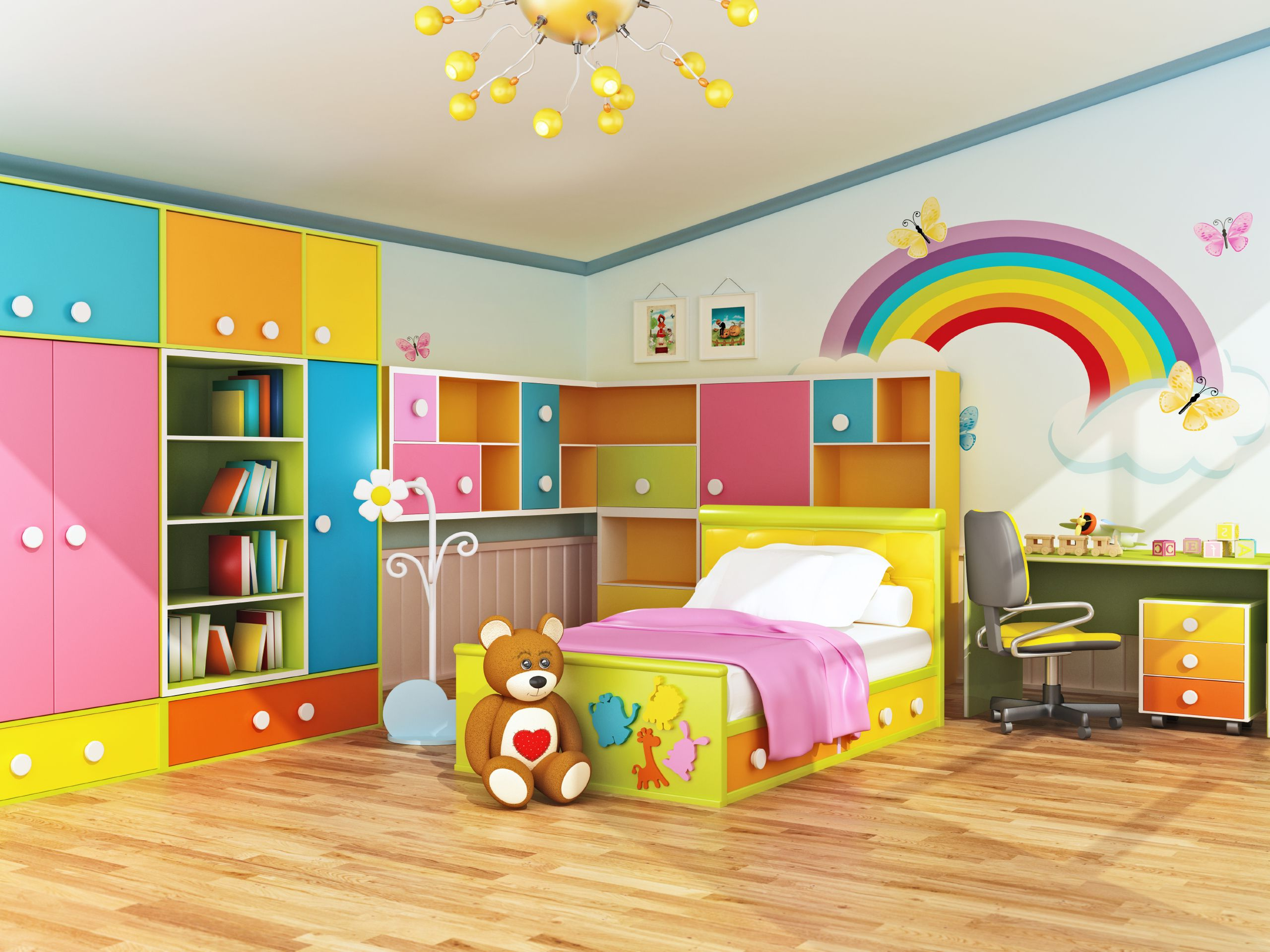Modern Kids Bedroom Decor Ideas: Plan Ahead For Colorful And Fun Decor with Balancing Functionality and Fun in Children&amp;amp;#039;s Room Layouts