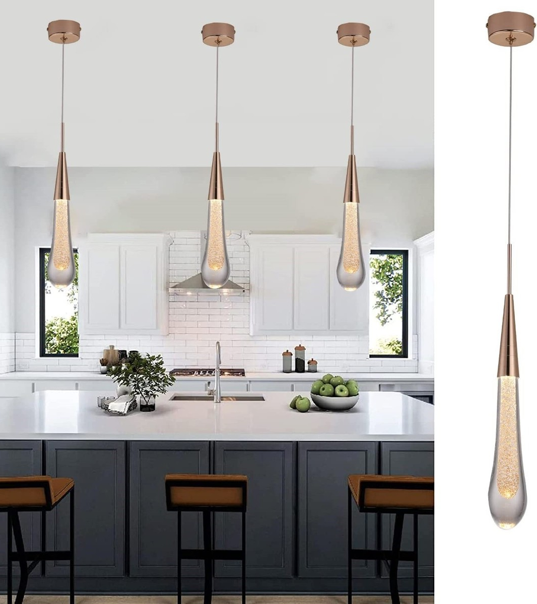Modern Kitchen Island Pendant Lights Ottilie Modern Contemporary throughout Understanding How Modern Pendant Lights Can Elevate Your Kitchen Aesthetics