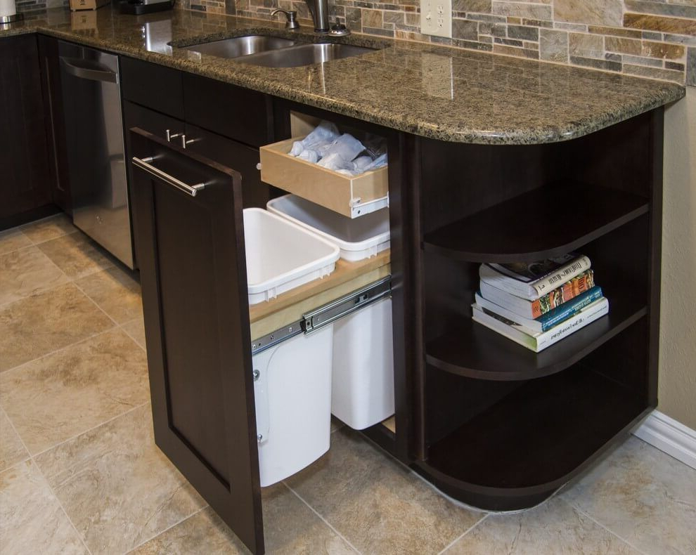 Modern Kitchen Trash Can Ideas That You Need To Check Out - Engineering ... regarding Designing the perfect modern kitchen garbage can for everyday life