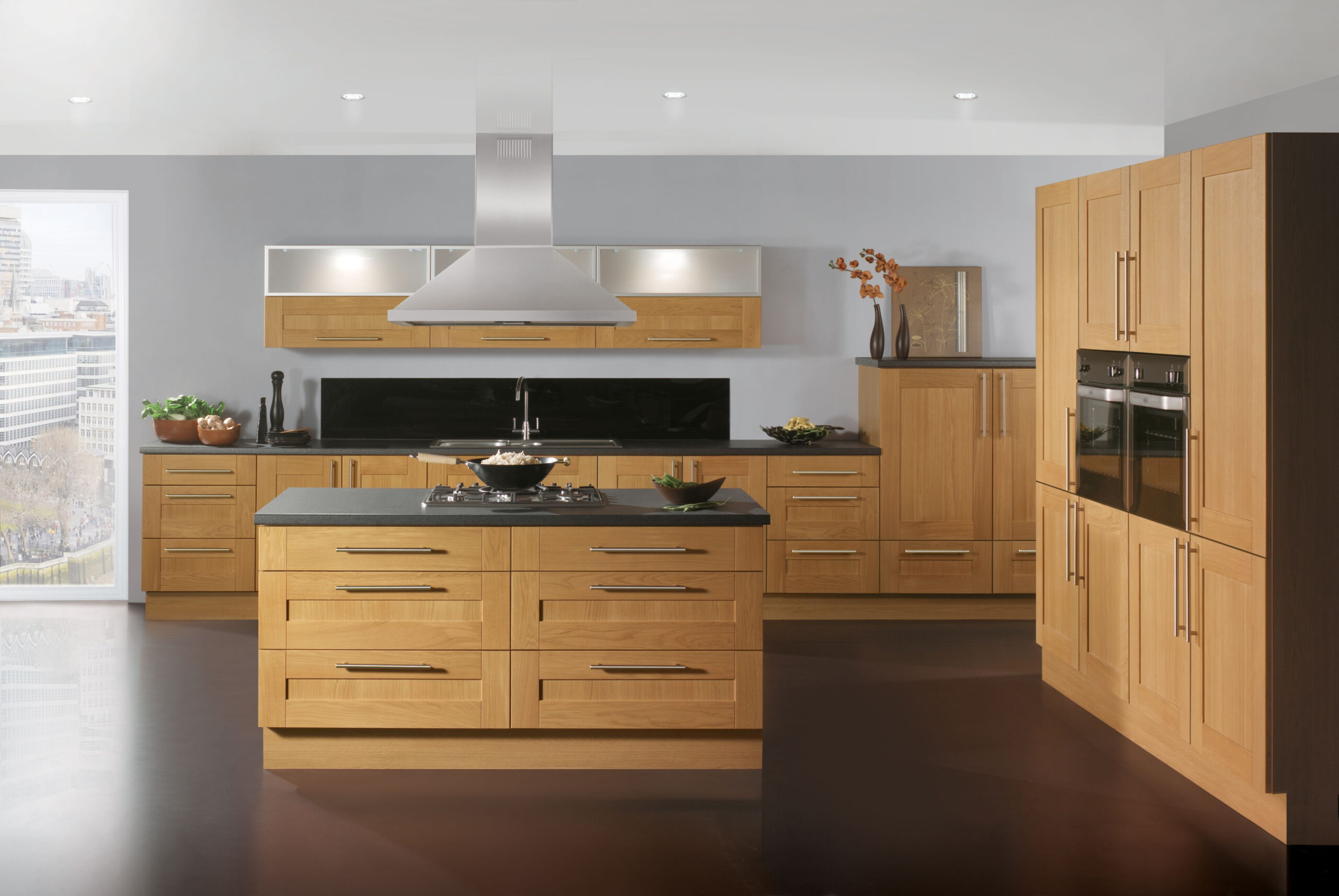 Modern Kitchen With Oak Cabinets: A Timeless Design – Artourney throughout Modern Kitchen With Oak Cabinets