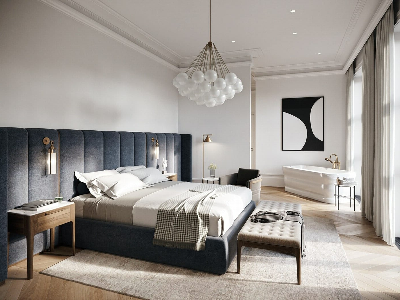 Modern Luxury Master Bedroom Designs inside Modern Bedroom Design Ideas