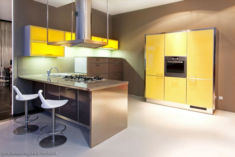 Pictures Of Modern Yellow Kitchens - Gallery &amp;amp; Design Ideas with regard to How yellow cabinets can brighten any kitchen space effectively