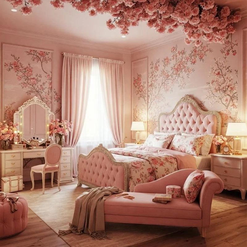 Pink Luxury Master Bedroom Design Ideas regarding How to choose the perfect shade of pink for your bedroom retreat