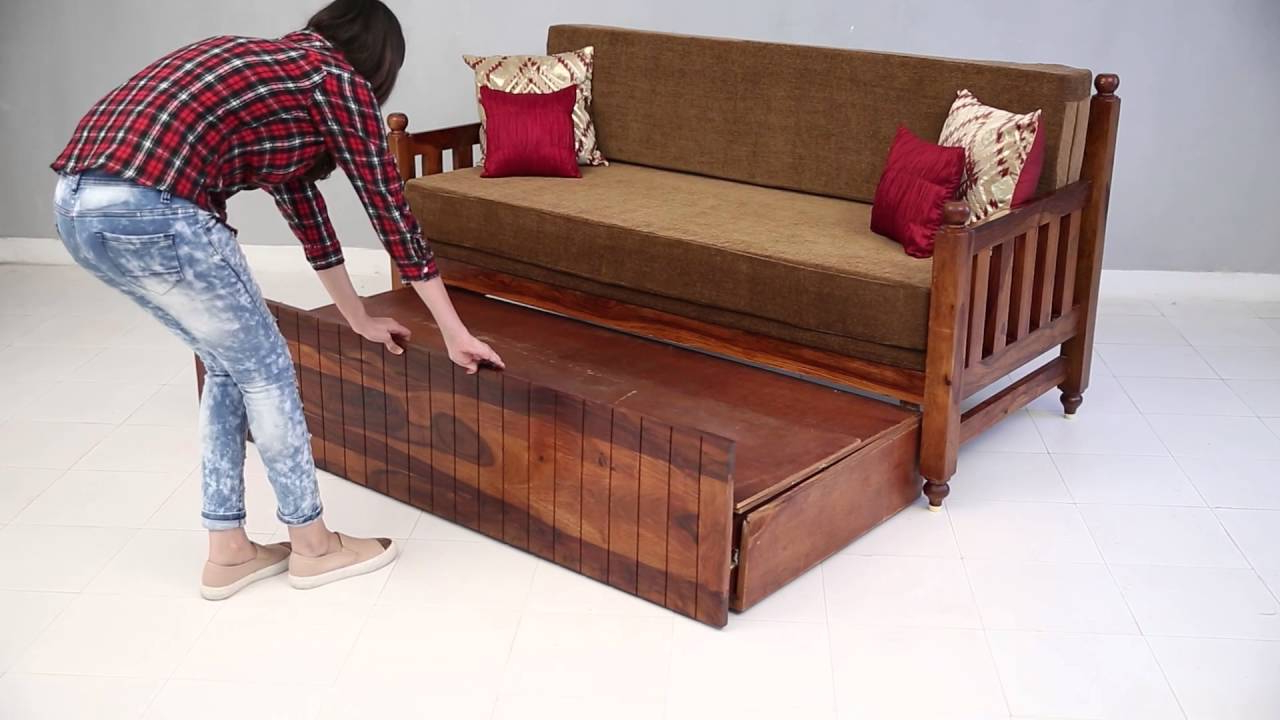 Compact living room furniture simple sofa bed ideas