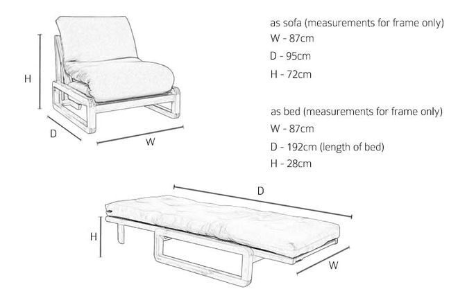 Sofa Bed Dimensions intended for Maximizing Your Small Space with Optimal Sofa Bed Dimensions