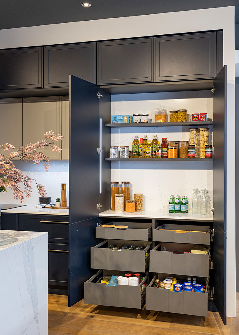 The Role Of Pantries In Modern Kitchen Design - Kube Kitchens regarding Expert tips for organizing your modern kitchen pantry effectively