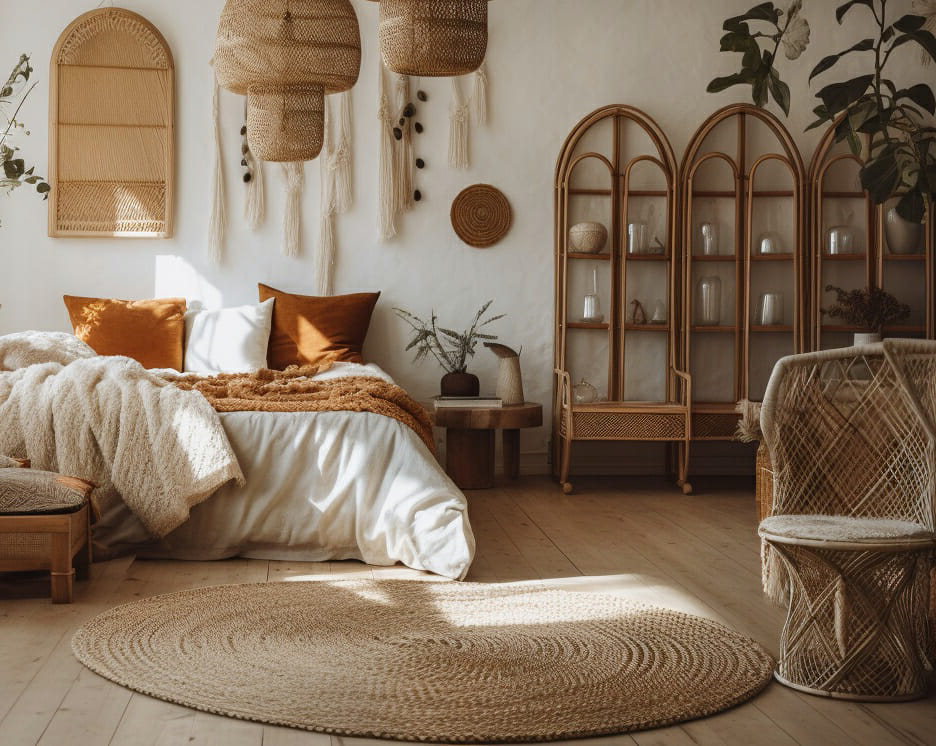 Top 14 Boho Bedroom Ideas For A Dreamy Design - Decorilla in Boho Bedroom Design Ideas