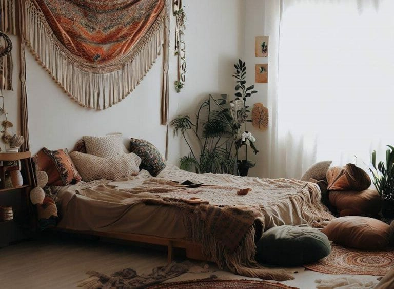 Top 14 Boho Bedroom Ideas For A Dreamy Design - Decorilla Online ... with Boho Bedroom Design Ideas