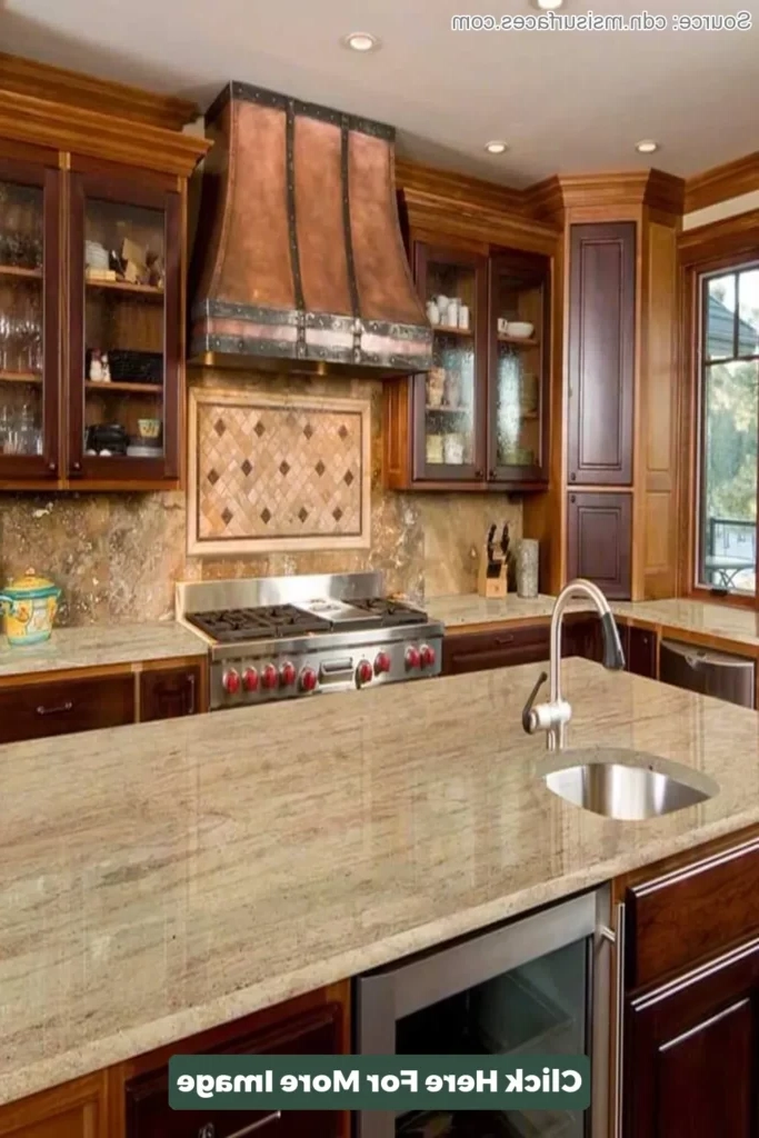 Top 32 Brown Granite Countertops Kitchen Ideas within Modern Kitchen With Brown Granite Countertops