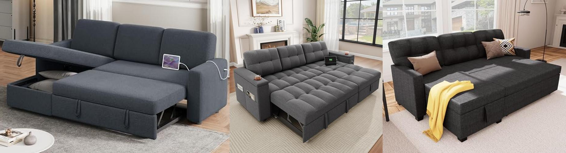 Top 5 Sofa Beds With Storage: Reviews &amp;amp; Smart Space Solutions inside Most Comfortable Sofa Bed With Storage