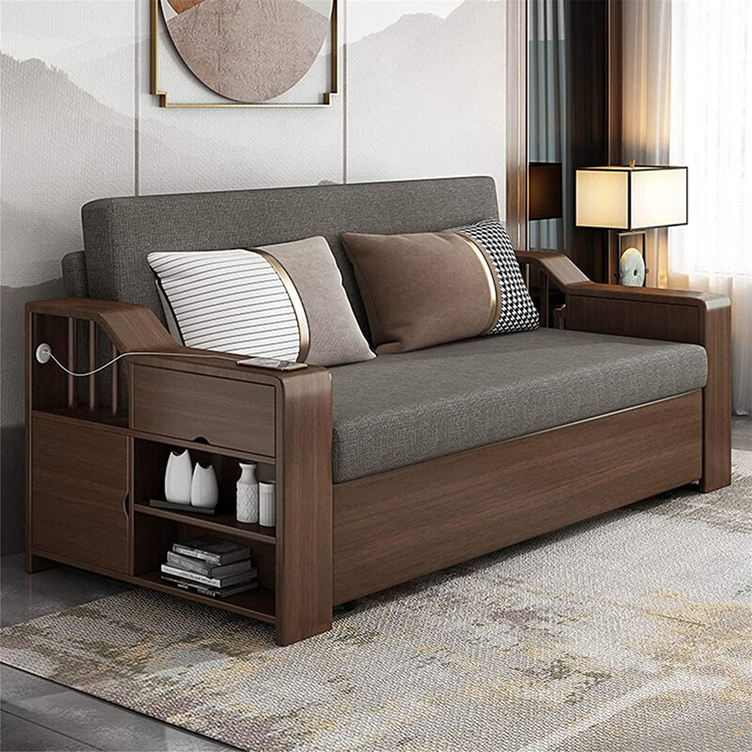 Wood Sofa Come Bed Design With Price At Julie Burlingame Blog intended for Understanding the price range of sofa beds that double as storage units