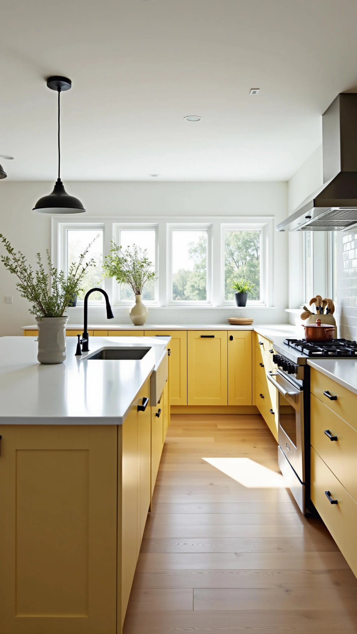 How yellow cabinets can brighten any kitchen space effectively
