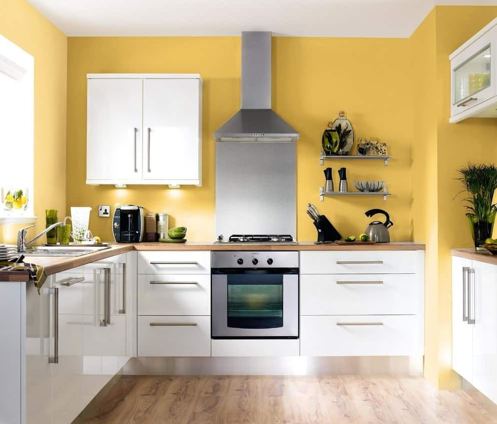 Yellow Kitchen Walls: 25 Stylish Ideas And Inspirations pertaining to Modern Yellow Kitchen Walls