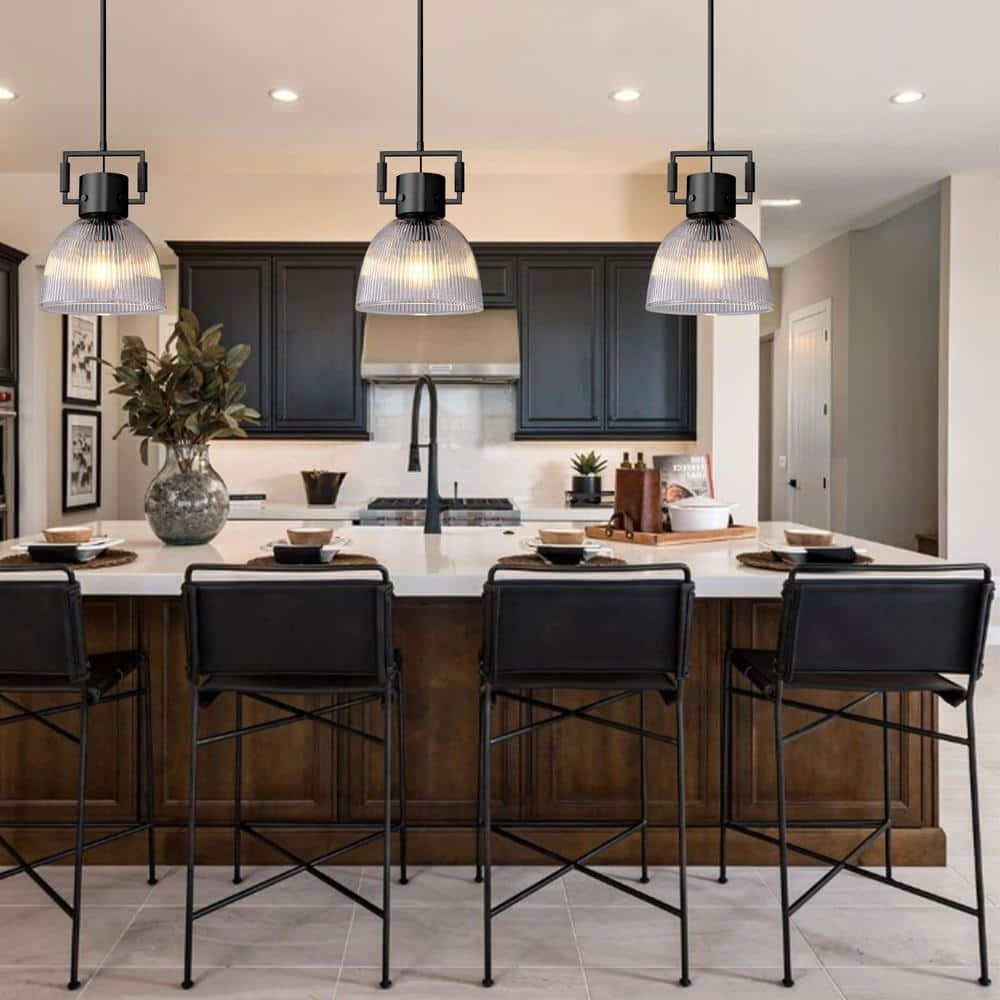 Yuyi Modern Farmhouse Shaded Kitchen Island Pendant Lighting,1-Light ... within Transforming your kitchen with strategic pendant lighting placement